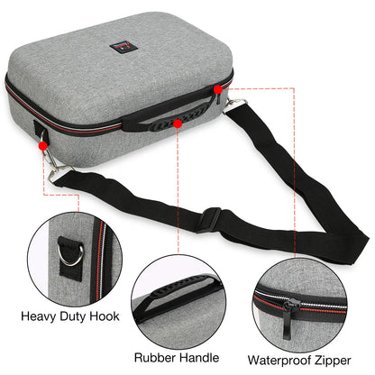Carrying Storage Case Compatible with Nintendo Switch/Switch OLED Model, Switch Case with Protective Travel Carrying Bag-EXPROTAS