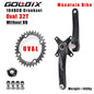 GOLDIX MTB Crankset 104BCD with Narrow Wide Chainring Round or Oval Options - EXPROTAS