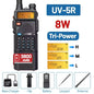 Baofeng Two Way Radio Walkie Talkie Dual Band UHF VHF 5W 8W Ham