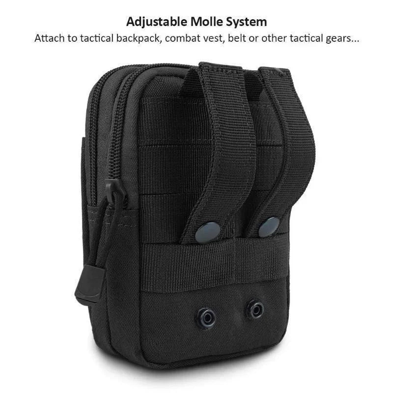 Mobile Phone Case Pouch Waist Bag Waterproof Nylon Multifunction Casual Men Waist Pack Male Small Bag-EXPROTAS