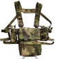 MK4 Micro Chest Rig w/ 5.56 Mag Pouch Tactical Vest Camo Airsoft Carrier