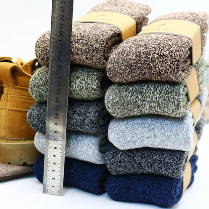3 Pairs Merino Wool Socks Mens Thick Thermal Hiking Work Boot Winter