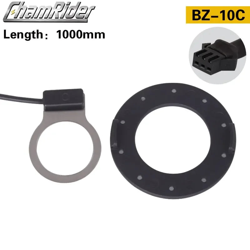 ChamRider KT PAS Pedal Assist Sensor V12L D12L BZ‑4/10C Dual Hall 12‑Signal