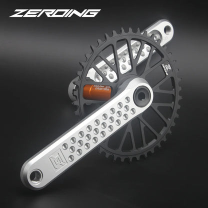 ZEROING Road Folding Bicycle Crankset 10/11/12speed Single Chainring 40/42/44/46/48T With Bracket Bottom BSA For Gravel Bike-EXPROTAS