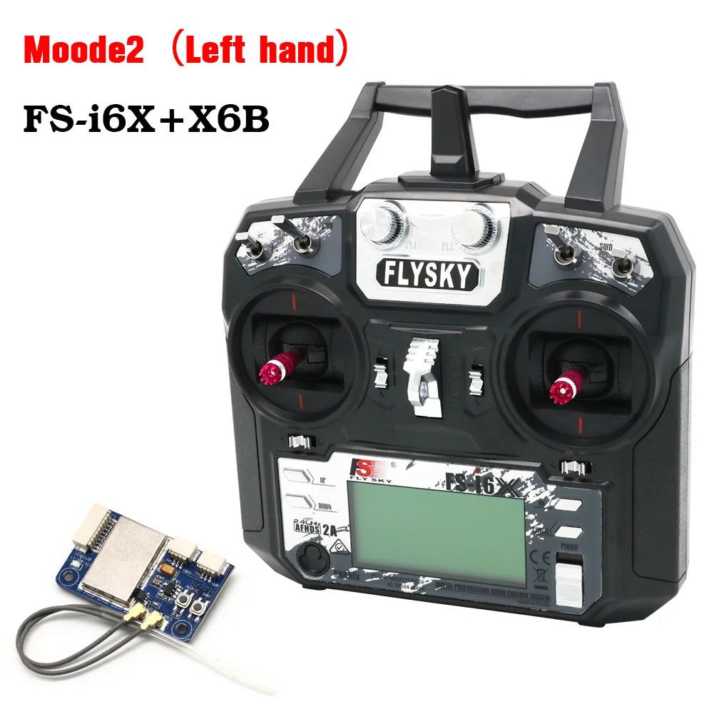 Flysky Radio Transmitter 10CH 2.4GHz AFHDS 2A with X6B IA6B Receiver for RC