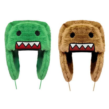 Winter Warm Sprint Hat for Kids Boys Girls Cartoon Anime Brown Ushanka