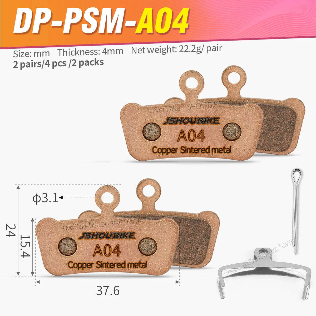 SRAM G2 Guide Ultimate RSC RS Avid X0 Sintered Metal Brake Pads JSHOUBIKE