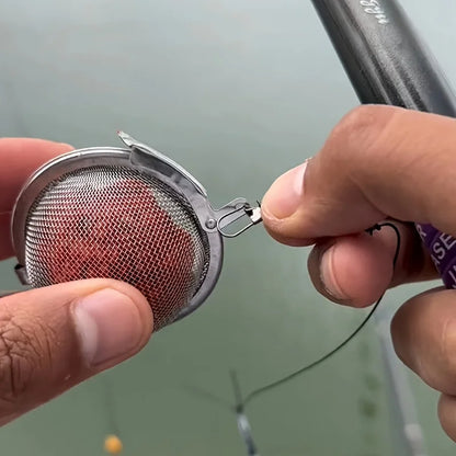 1pc Fishing Bait Cage Plastic Portable Lure Trap Basket for Holding