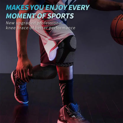 2Pcs Silicone Pad Knee Support Compression Brace Sports Sleeve for Arthritis