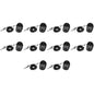 3M Camping Clothesline w/ 12 Clips Windproof Elastic Travel Laundry Line