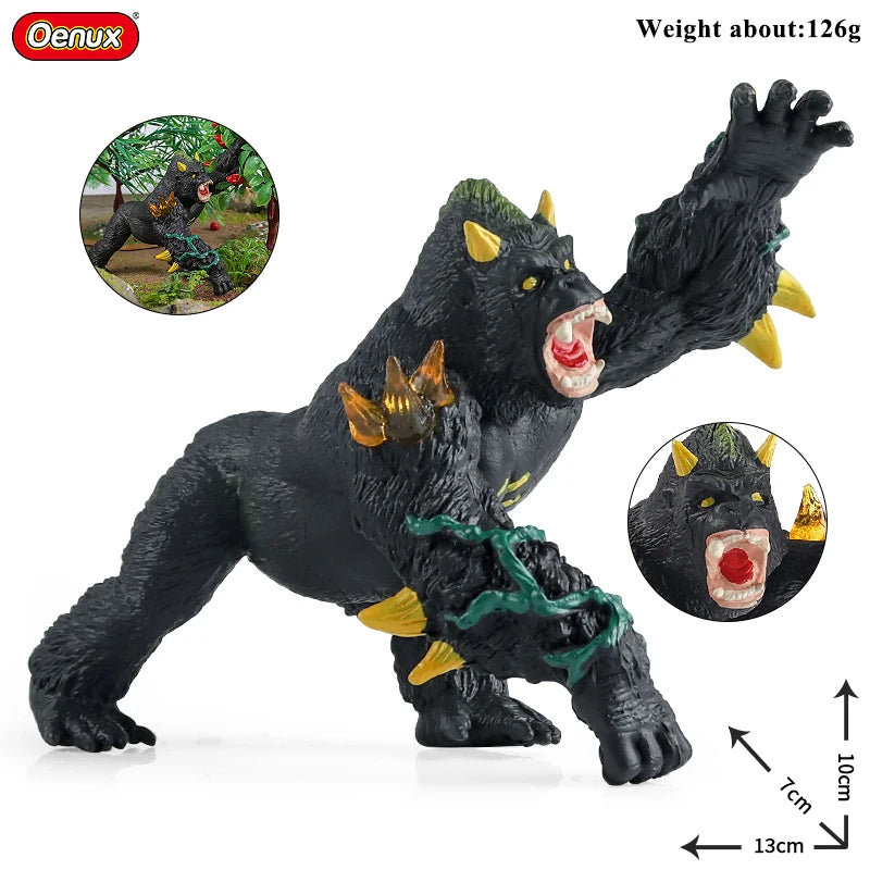 Oenux Fantasy Animal PVC Figure Dragon Dinosaur Golem Turtle Bull Orangutan - EXPROTAS