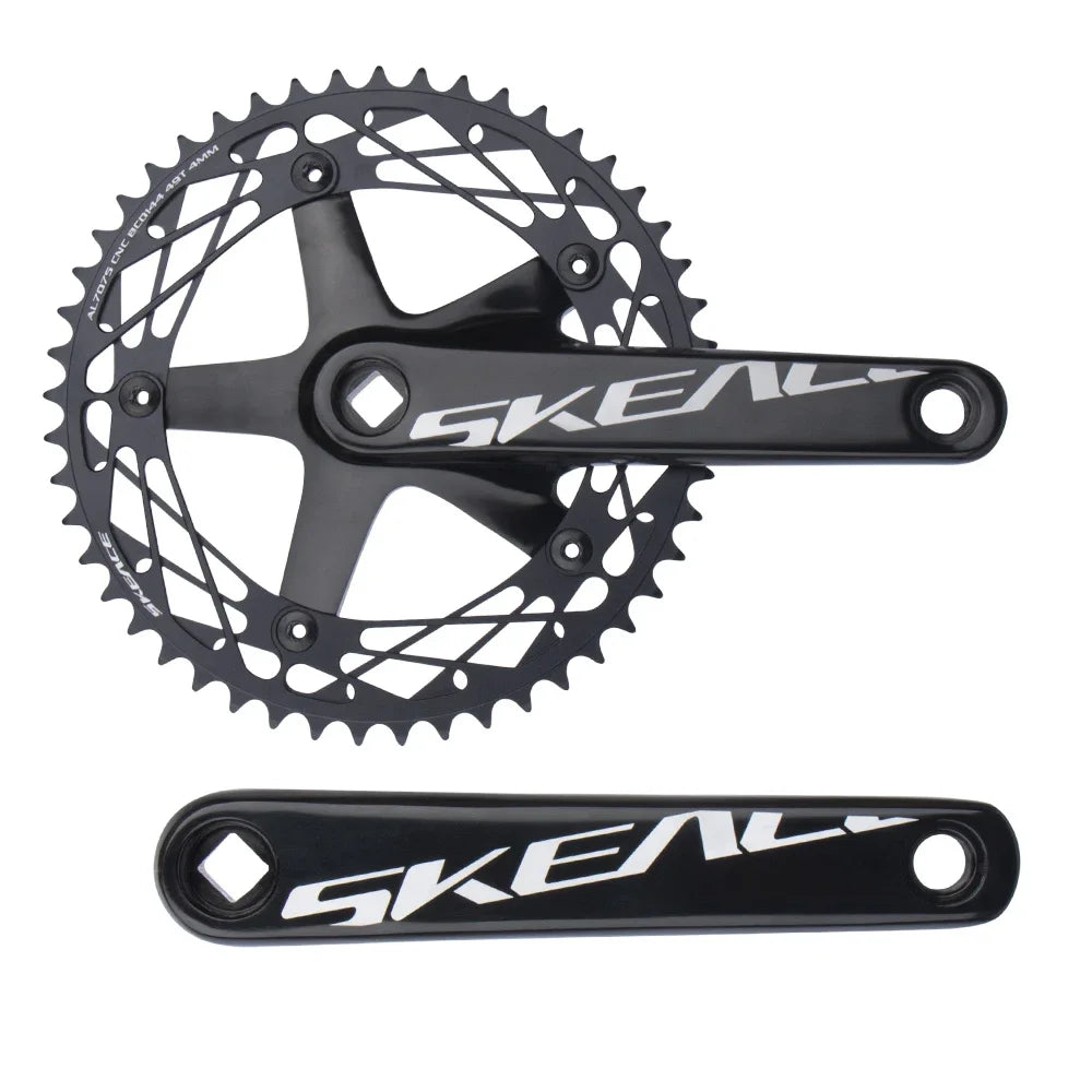 SKEACE 144BCD Single Speed Crankset 165mm 49T Square Taper MTB Bike