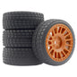 12mm Hex RC Wheels for 1/10 Rally Racing Car HSP HPI Tamiya Traxxas