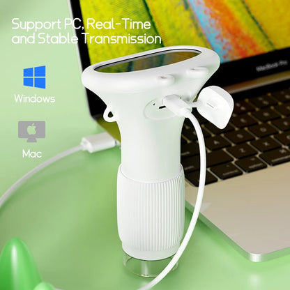 1000X Handheld Digital Microscope for Kids with 2 Inch Screen & LED Lights