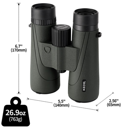 12x50 ED HD Binoculars IPX7 Waterproof BAK4 Prism Bird Watching Travel