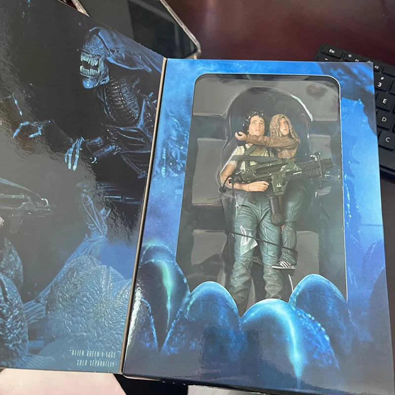 NECA Aliens Ripley Newt Xenomorph Facehugger Action Figure Model Toy Set