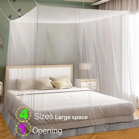Mosquito Net For Single To King Size Bed, Bedroom Decoration, Suitable For Bedroom And Garden, Hanging Canopy for Outdoor Campin-EXPROTAS