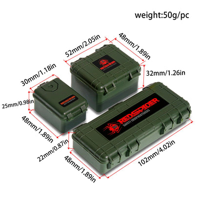 3PCS 1:10 RC Crawler Scale Storage Box Axial SCX10 TRX4 TRX6 D90 CC01
