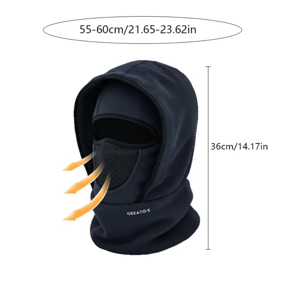 Fleece Balaclava Winter Thermal Windproof Cycling Ski Face Mask Hat Neck