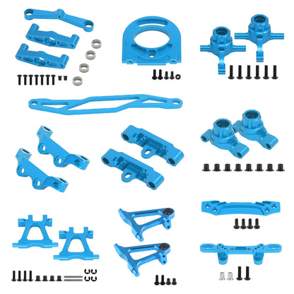 RC Car Upgrade Parts Tamiya TT02 Metal Front Rear Steering Suspension Arms