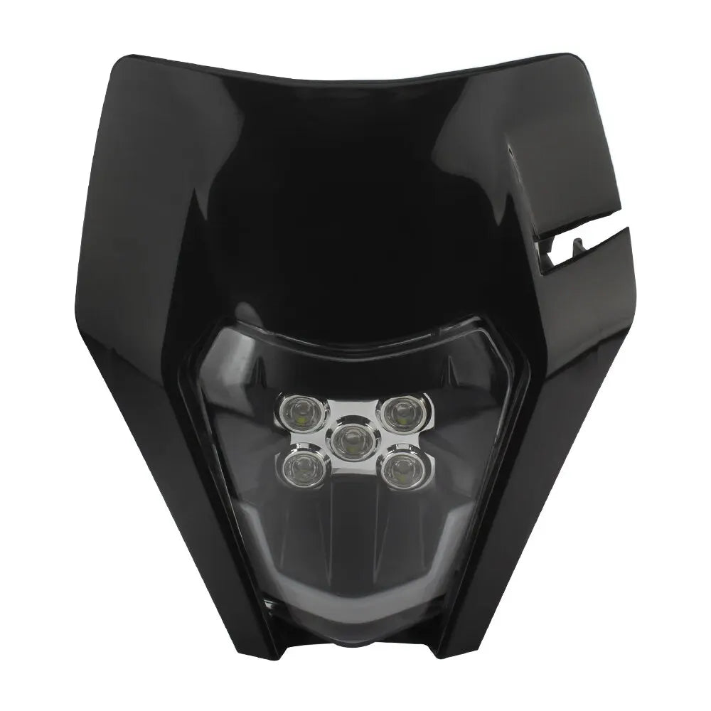 For KTM EXC Headlight Plate Motorcycle Led Headlights Supermoto Enduro Universal 2007 2020 XC SX MX Dirt Bike Motocross Headlamp-EXPROTAS