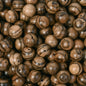 200Pcs Dark Brown Round Wooden Beads 6/8/10/12mm Loose Spacer for Jewellery
