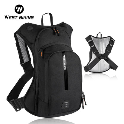 WEST BIKING 10L Ultralight Cycling Backpack Ergonomic Strap MTB Road Bicycle Bag With Water Bag Outdoor Hiking Climbing Bag-EXPROTAS