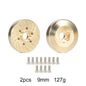 Brass 12mm Hex Wheel Weights Brake Disc Adapters for 1.9 2.2 RC Crawler