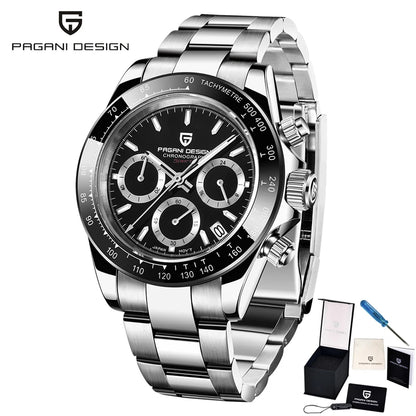 PAGANI Design Men’s Quartz Chronograph Watch VK63 Luxury Business 2024 Wristwatch