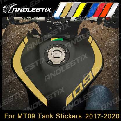Reflective Vinyl Motorcycle Stickers for Yamaha MT09 FZ09 2018-2020