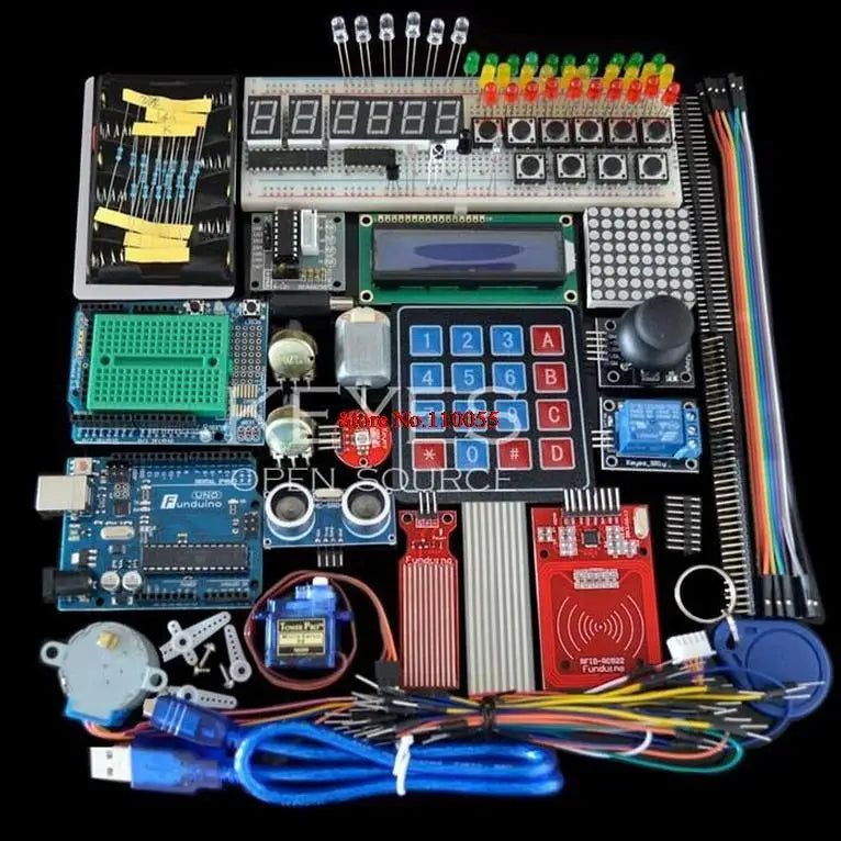Arduino Uno R3 Starter Breadboard Jumper Wire Motor Development Components