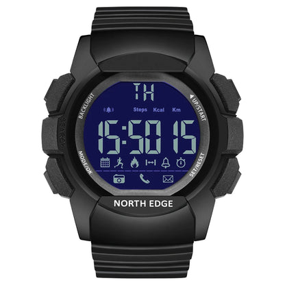NORTH EDGE Men's Military Watch, 100M Water Resistant, LED Digital Sport Stopwatch