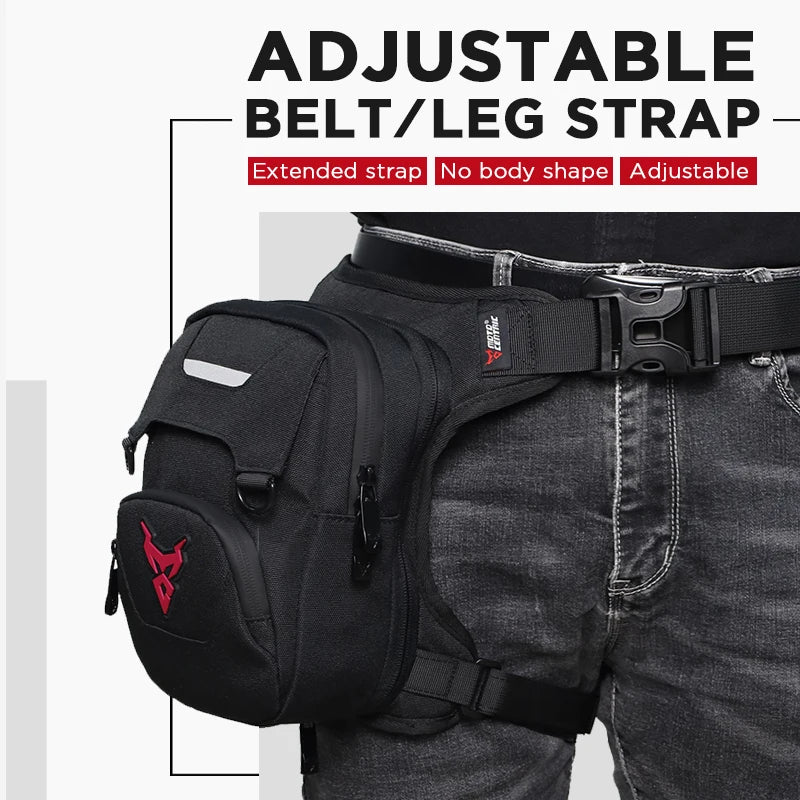 Motorcycle Drop Waist Leg Bag Thigh Belt Hip Bum Waterproof Motorbike Tactical Travel Adjustable Men's Purse Fanny Pack Bags-EXPROTAS
