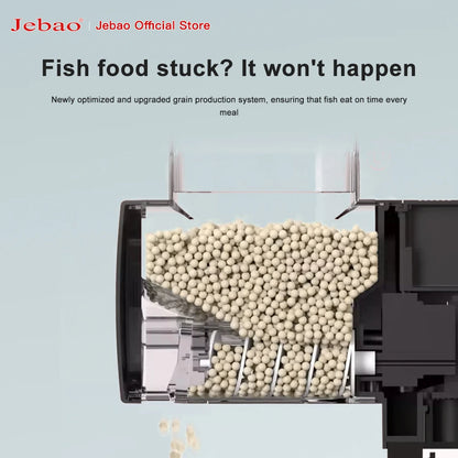 Jebao Jecod New Aquarium Fish Tank Feeder Intelligent Automatic Feeder Digital Timing Wifi Wireless Remote Control Fish Feeding-EXPROTAS
