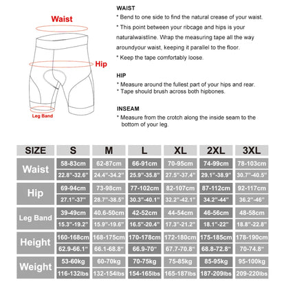 X-TIGER Men’s 5D Gel Cycling Underwear Shorts Shockproof MTB Road Bike Liner