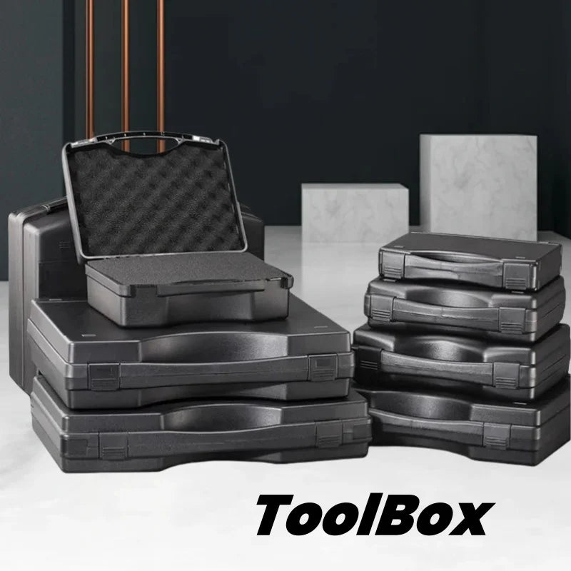 Multifunctional Portable Plastic Toolbox, Notebook Protective Storage for Outdoor Equipment
