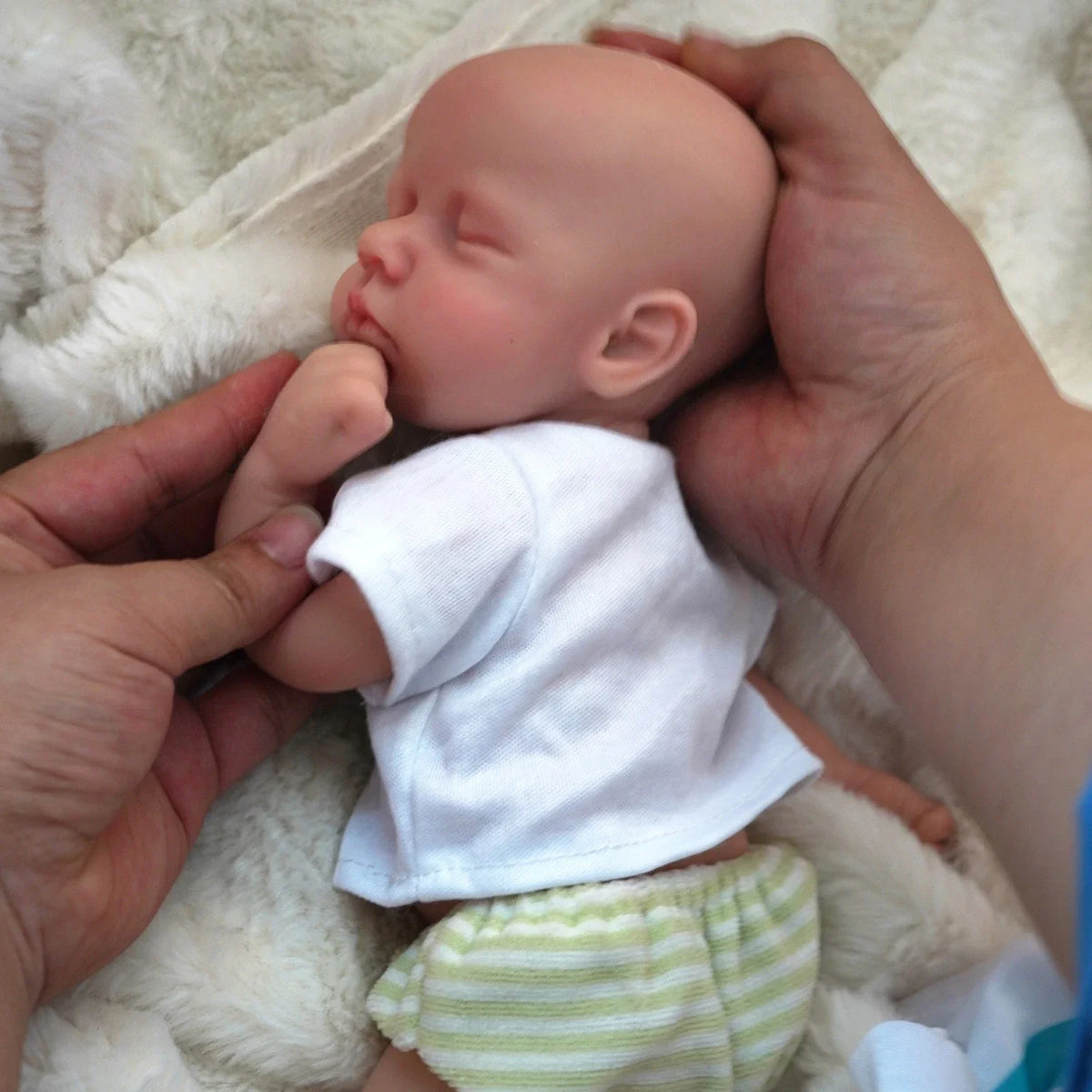 12" Full Body Silicone Baby Doll Micro Preemie Lifelike Reborn Girl