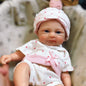 13 Inch Silicone Reborn Girl Boy Doll Open Mouth Washable Painted Skin Soft