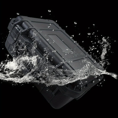 1pc Hard Carry Case Waterproof Storage Box with Pre-Cut Sponge Organizer