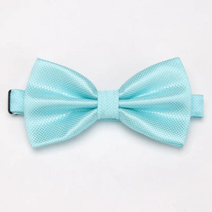 Bow Tie Solid Color Adjustable Wedding Party Ties for Men Women