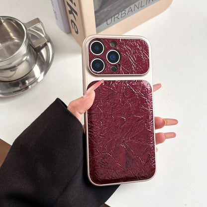 Retro Petal Flower Case for iPhone 13-17 Pro Max Large Window Shockproof Cover