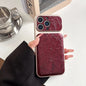 Retro Petal Flower Case for iPhone 13-17 Pro Max Large Window Shockproof Cover