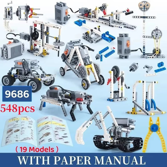 Students Learning Power Building Blocks 548pcs Plastic Educational Toy