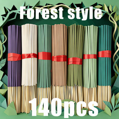 140 Incense Sticks Set with 20 Sticks Each - Rose, Lavender, Sandalwood