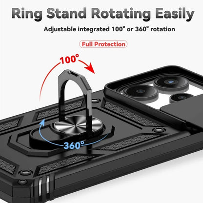 Xiaomi Redmi Note 10-14 Pro Shockproof Case Magnetic Ring Camera Cover