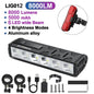 NEWBOLER Bicycle Front Headlight 10000 Lumen 10000mAh USB Rechargeable MTB
