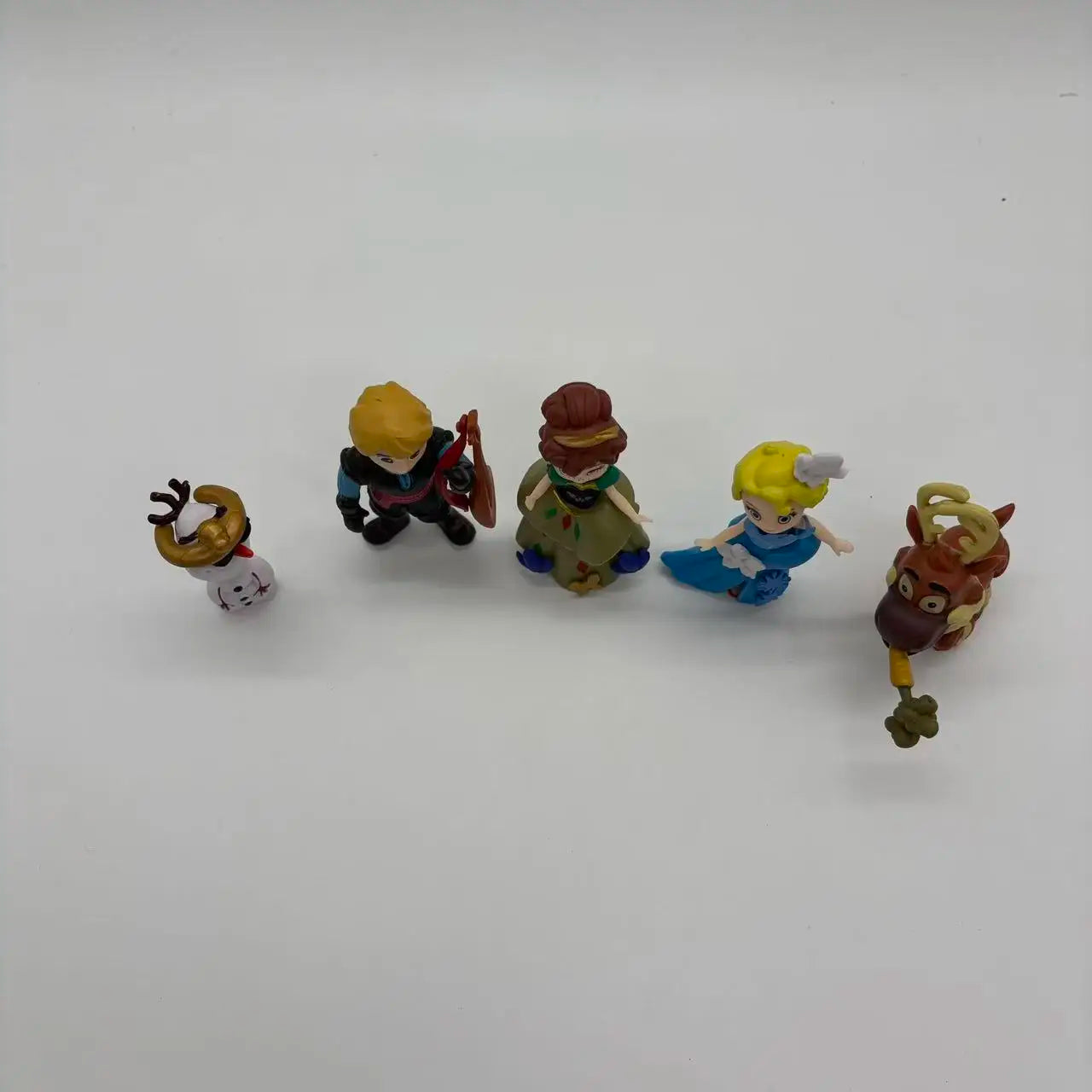 5pcs Frozen Figure Set Elsa Anna Olaf Sven Kristoff Cake Toppers