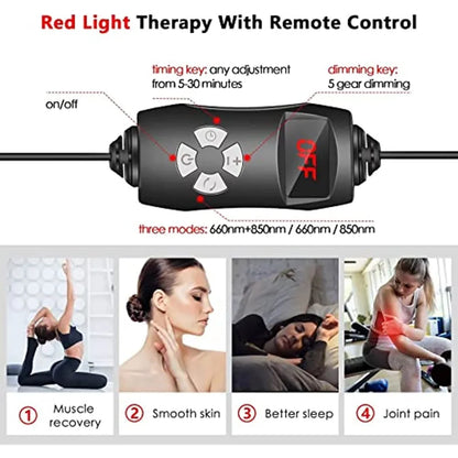 LED Red Light Healthcare Lamp For Full Body Face Near Infrared Light sauna for Joint Muscle Relieve Beauty Health Gadget-EXPROTAS