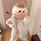 Big Mouth Monster Unisex Funny Oversized Fleece Plush Pajamas Jumpsuit
