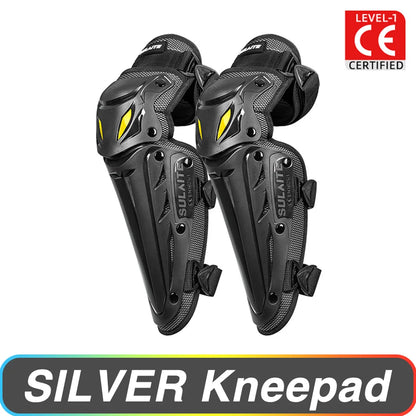 Motorcycle Knee Pad Elbow Protective Combo Knee Protector Equipment Gear Outdoor Sport Motocross Knee Pad Ventilate Four Seasons